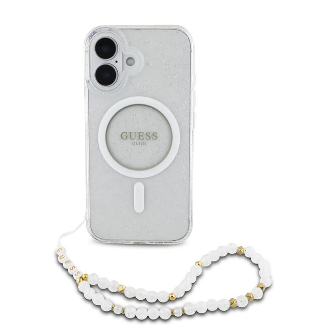 Husa pentru  iPhone 16 cu MagSafe Guess - IML Series - transparent