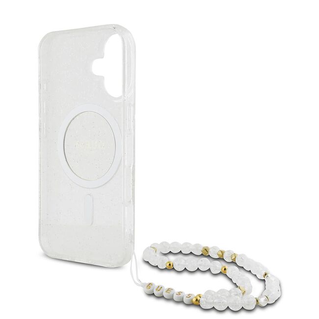 Husa pentru  iPhone 16 cu MagSafe Guess - IML Series - transparent