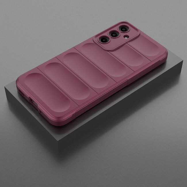 Husa pentru  Samsung Galaxy A16 Liquid Silicone, Microfibre Lining, Non-Slip Airbag Design, bordeaux