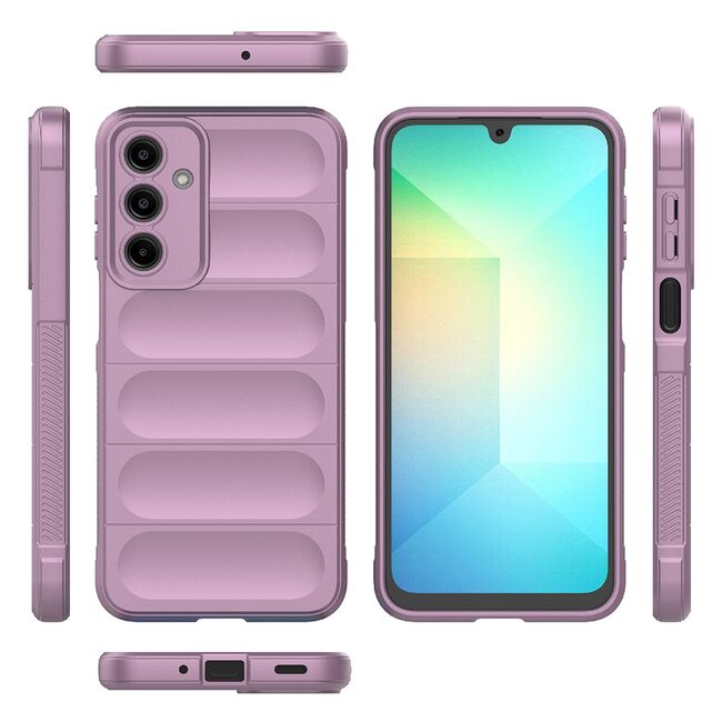 Husa pentru  Samsung Galaxy A16 Liquid Silicone, Microfibre Lining, Non-Slip Airbag Design, mov