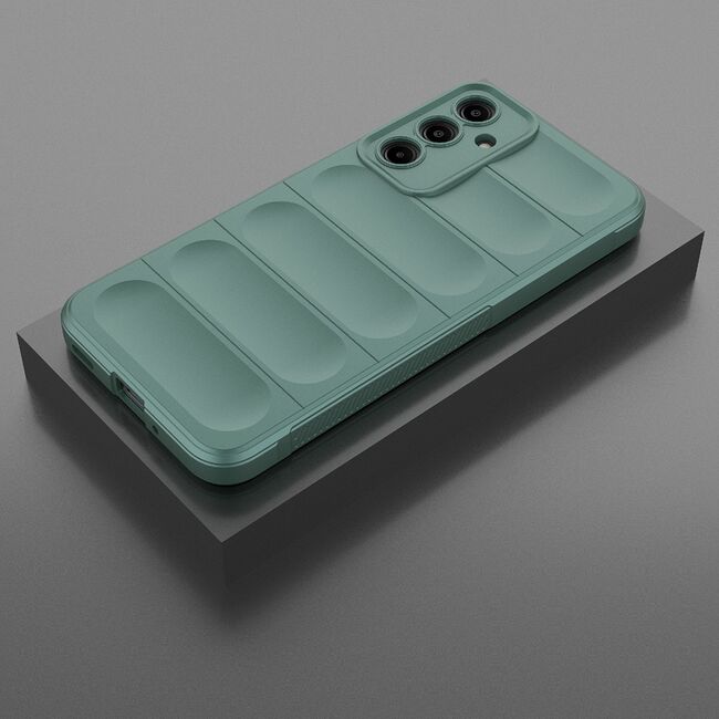 Husa pentru  Samsung Galaxy A16 Liquid Silicone, Microfibre Lining, Non-Slip Airbag Design, verde
