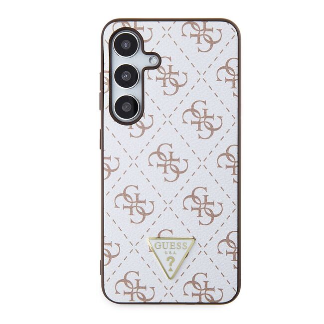 Husa pentru  Samsung Galaxy S24+ Plus Guess - Hardcase 4G Series - alb