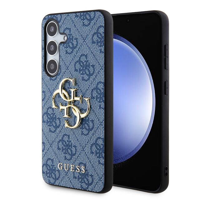 Husa pentru  Samsung Galaxy S24+ Plus Guess - Hardcase 4G Series - albastru