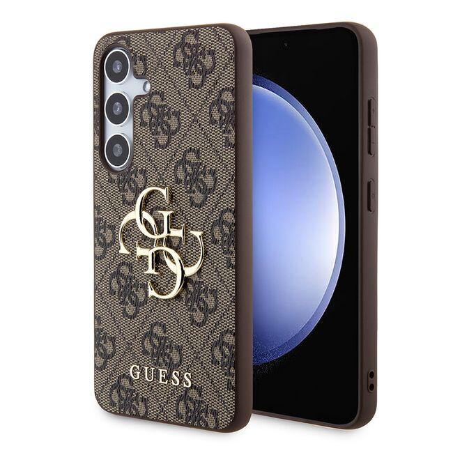 Husa pentru  Samsung Galaxy S24+ Plus Guess - Hardcase 4G Series - maro cafeniu