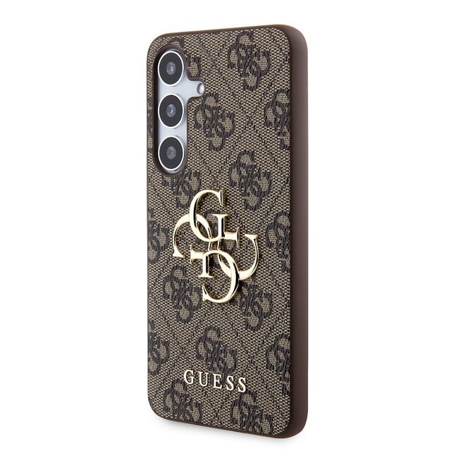 Husa pentru  Samsung Galaxy S24+ Plus Guess - Hardcase 4G Series - maro cafeniu