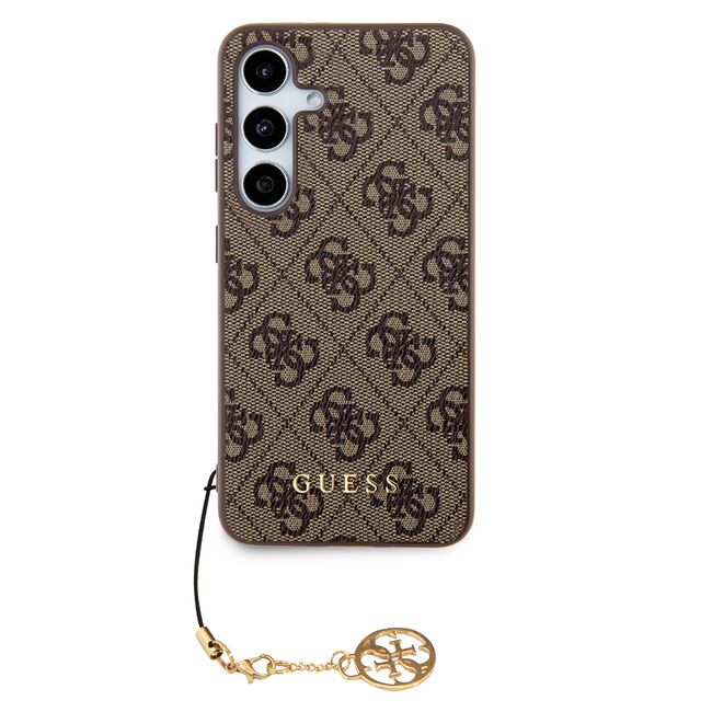 Husa pentru  Samsung Galaxy S24+ Plus Guess - Hardcase 4G Series - maro deschis