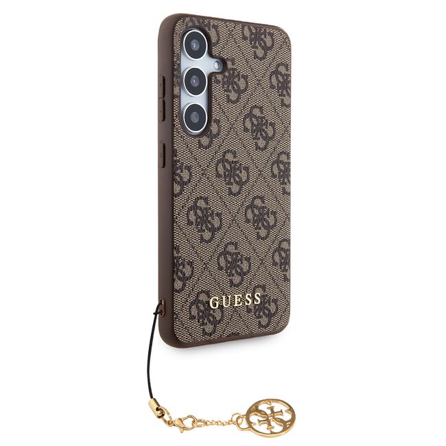 Husa pentru  Samsung Galaxy S24+ Plus Guess - Hardcase 4G Series - maro deschis