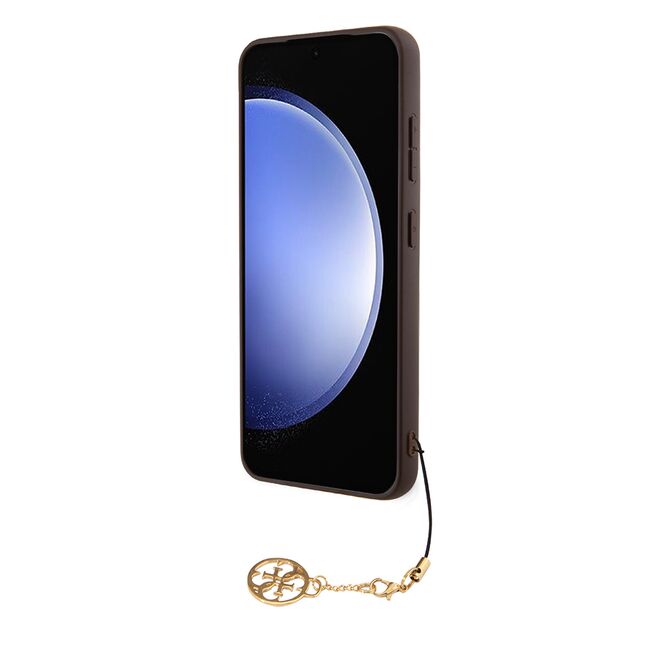 Husa pentru  Samsung Galaxy S24+ Plus Guess - Hardcase 4G Series - maro deschis