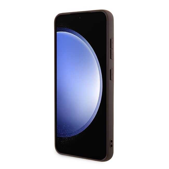 Husa pentru  Samsung Galaxy S24+ Plus Guess - Hardcase 4G Series - maro