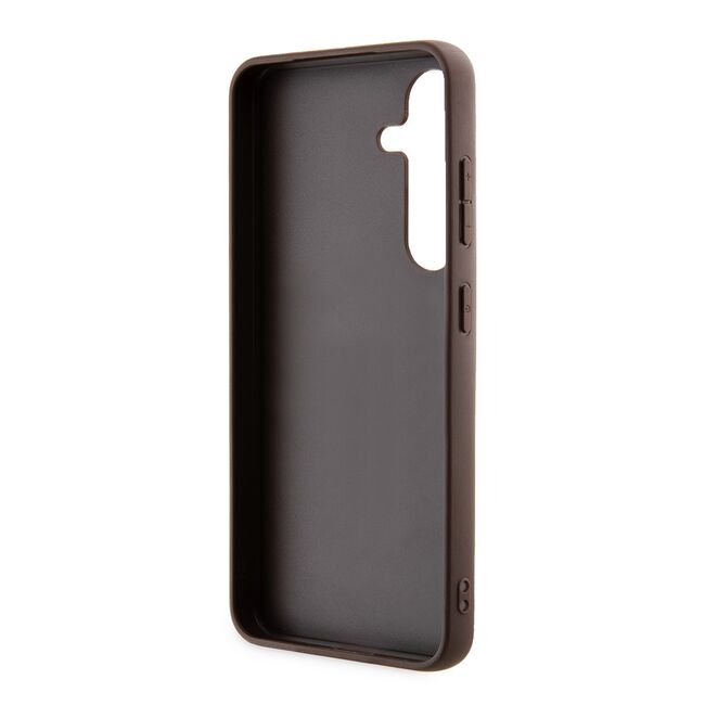 Husa pentru  Samsung Galaxy S24+ Plus Guess - Hardcase 4G Series - maro