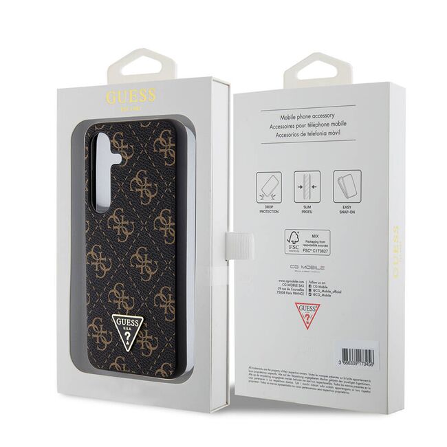 Husa pentru  Samsung Galaxy S24 Guess - Hardcase 4G Series - negru