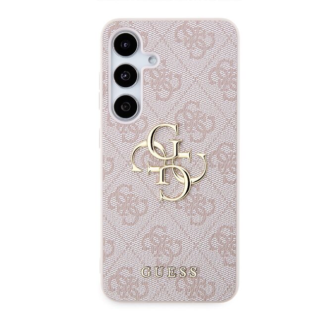 Husa pentru  Samsung Galaxy S24 Guess - Hardcase 4G Series - roz