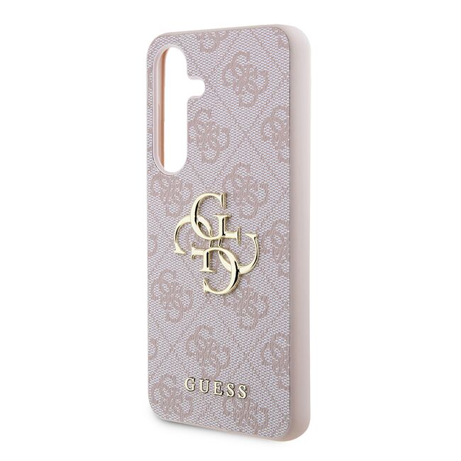 Husa pentru  Samsung Galaxy S24 Guess - Hardcase 4G Series - roz