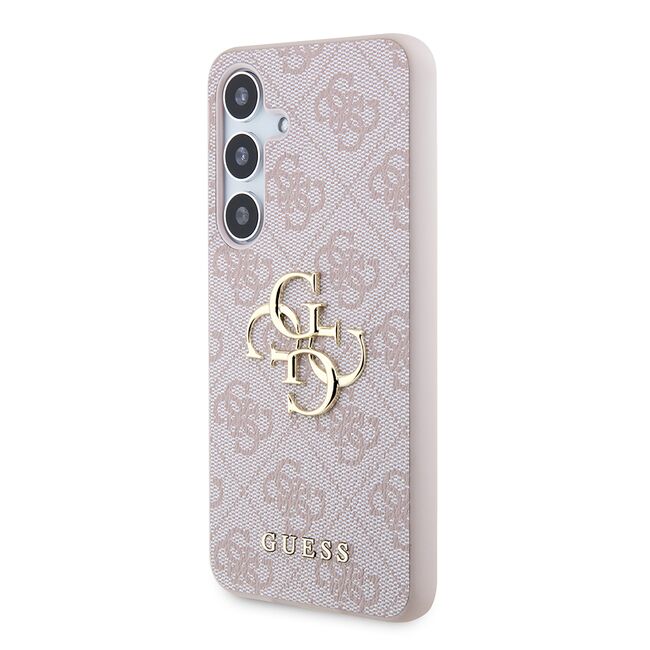 Husa pentru  Samsung Galaxy S24 Guess - Hardcase 4G Series - roz
