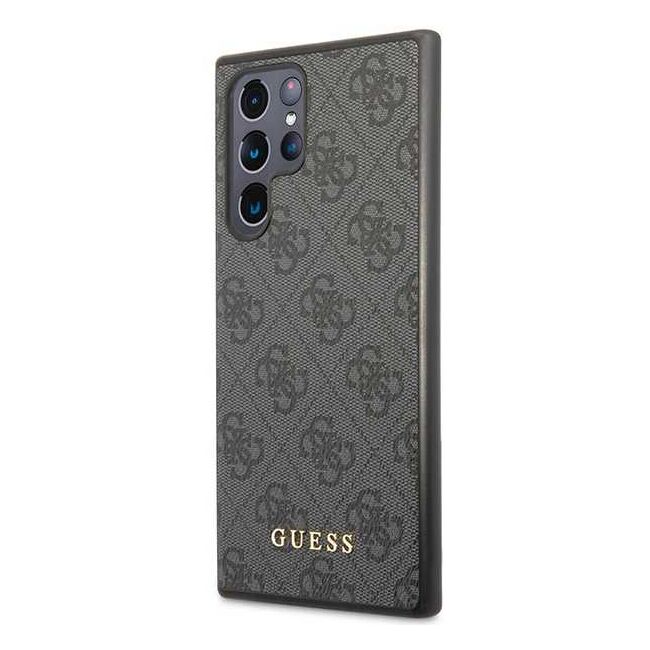 Husa pentru  Samsung Galaxy S24 Ultra Guess - Hardcase 4G Series - negru denim