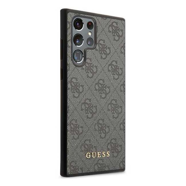 Husa pentru  Samsung Galaxy S24 Ultra Guess - Hardcase 4G Series - negru denim