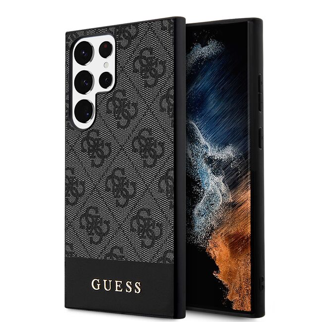 Husa pentru  Samsung Galaxy S24 Ultra Guess - Hardcase 4G Series - negru