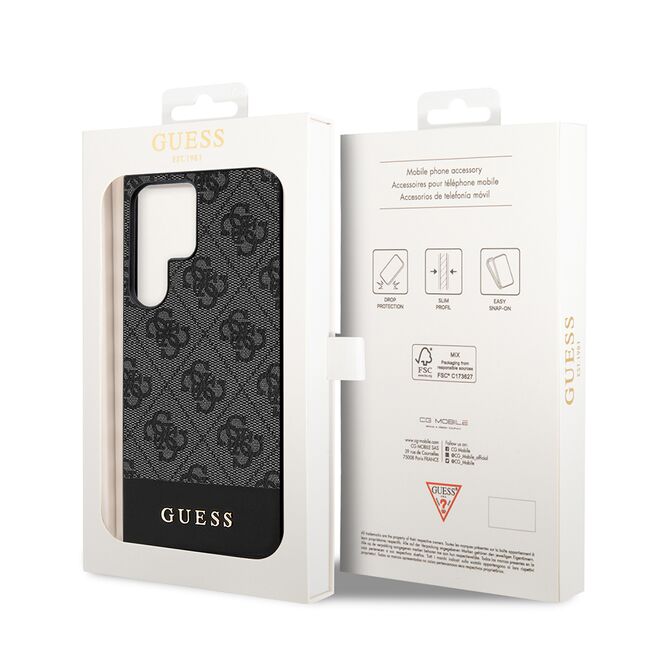 Husa pentru  Samsung Galaxy S24 Ultra Guess - Hardcase 4G Series - negru