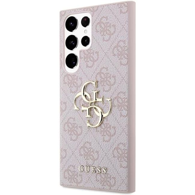 Husa pentru  Samsung Galaxy S24 Ultra Guess - Hardcase 4G Series - roz