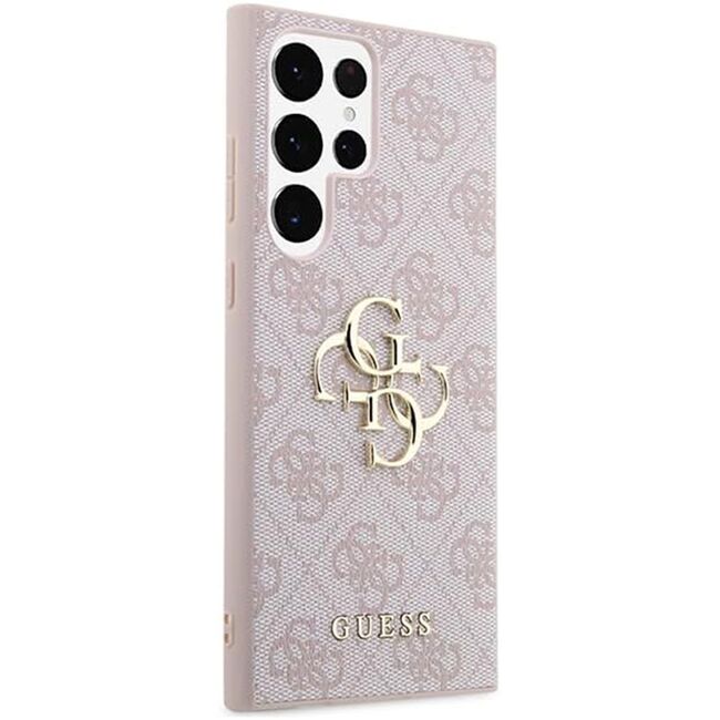 Husa pentru  Samsung Galaxy S24 Ultra Guess - Hardcase 4G Series - roz