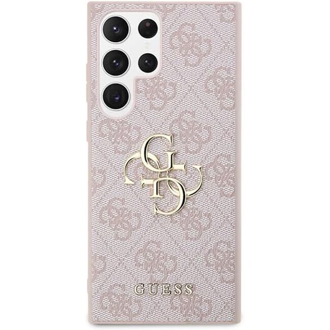 Husa pentru  Samsung Galaxy S24 Ultra Guess - Hardcase 4G Series - roz