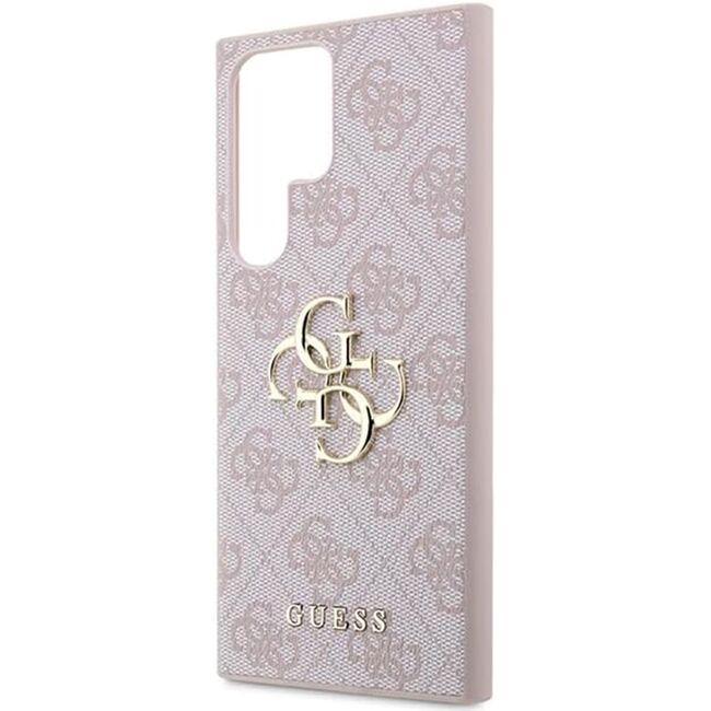 Husa pentru  Samsung Galaxy S24 Ultra Guess - Hardcase 4G Series - roz