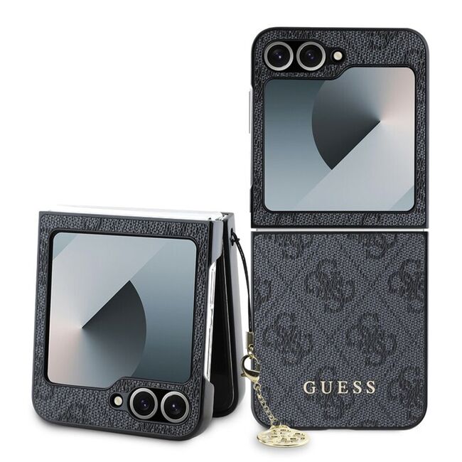 Husa pentru  Samsung Galaxy Z Flip 6 cu Guess - Hardcase 4G Series - negru