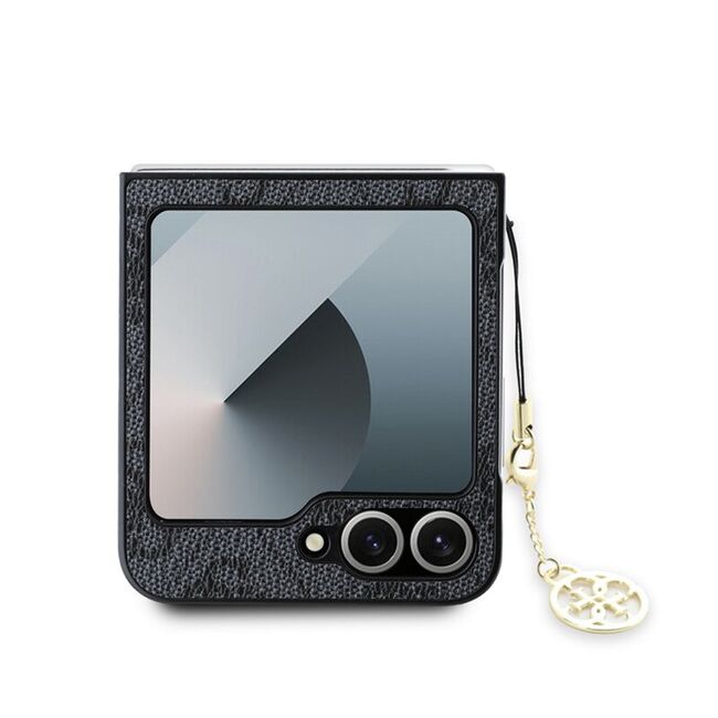 Husa pentru  Samsung Galaxy Z Flip 6 cu Guess - Hardcase 4G Series - negru