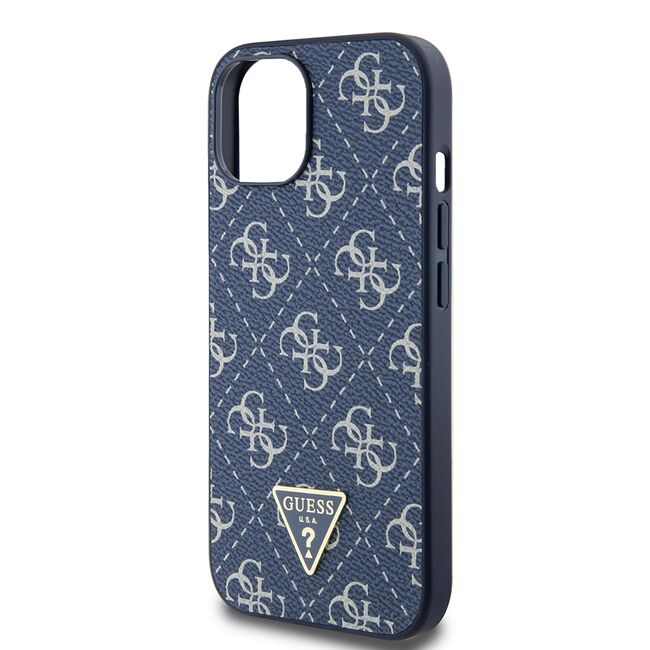 Husa pentru  iPhone 15 Guess - Hardcase 4G Series - albastru