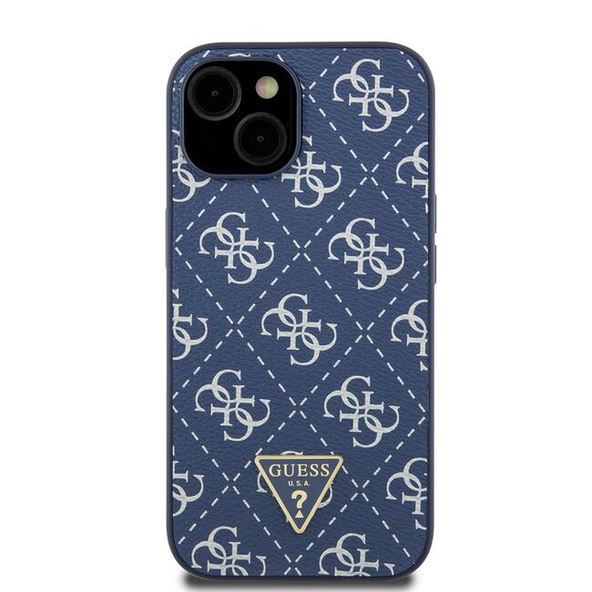 Husa pentru  iPhone 15 Guess - Hardcase 4G Series - albastru