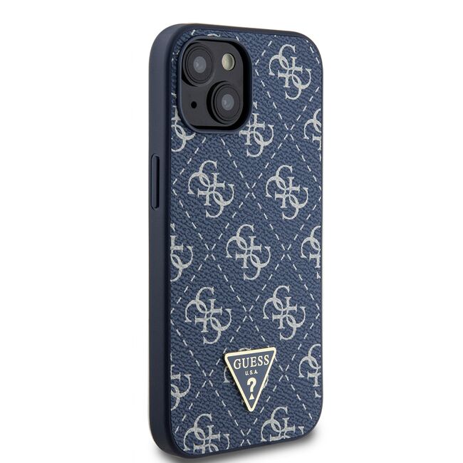 Husa pentru  iPhone 15 Guess - Hardcase 4G Series - albastru