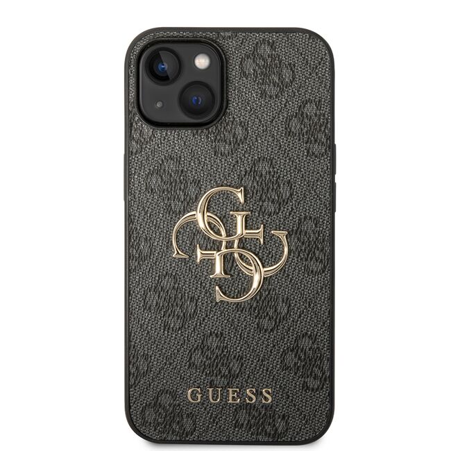 Husa pentru  iPhone 15 Guess - Hardcase 4G Series - gri mat