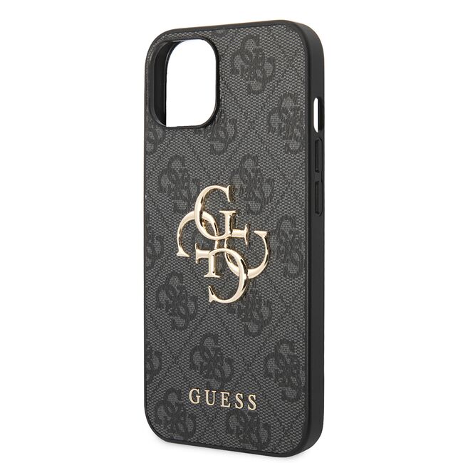 Husa pentru  iPhone 15 Guess - Hardcase 4G Series - gri mat