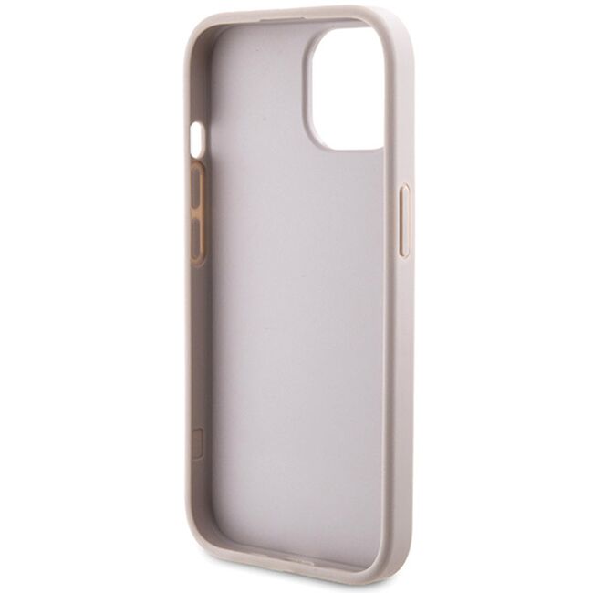 Husa pentru  iPhone 15 Guess - Hardcase 4G Series - roz