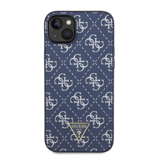 Husa pentru  iPhone 15 Plus Guess - Hardcase 4G Series - albastru