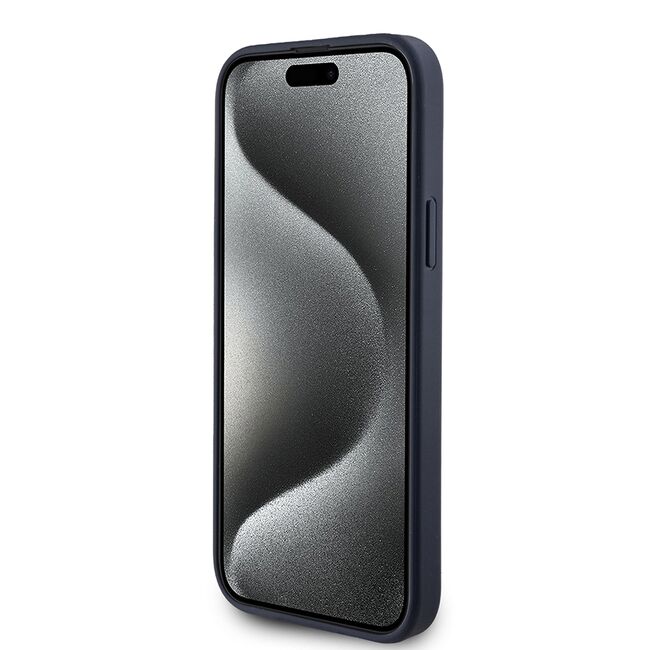 Husa pentru  iPhone 15 Plus Guess - Hardcase 4G Series - albastru