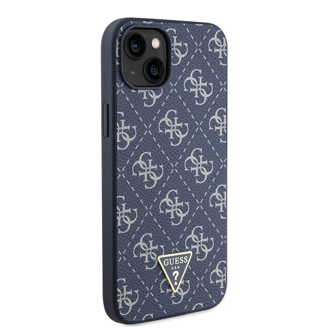 Husa pentru  iPhone 15 Plus Guess - Hardcase 4G Series - albastru