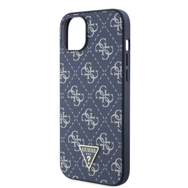 Husa pentru  iPhone 15 Plus Guess - Hardcase 4G Series - albastru