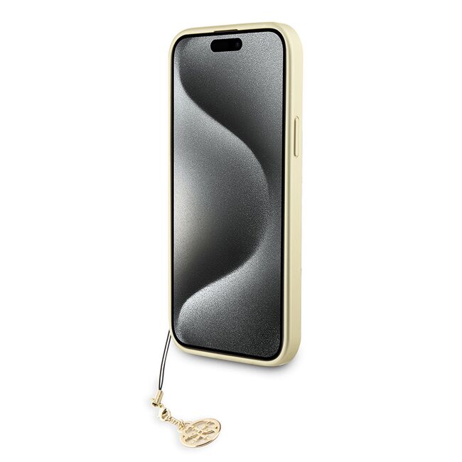 Husa pentru  iPhone 15 Plus Guess - Hardcase 4G Series - grey