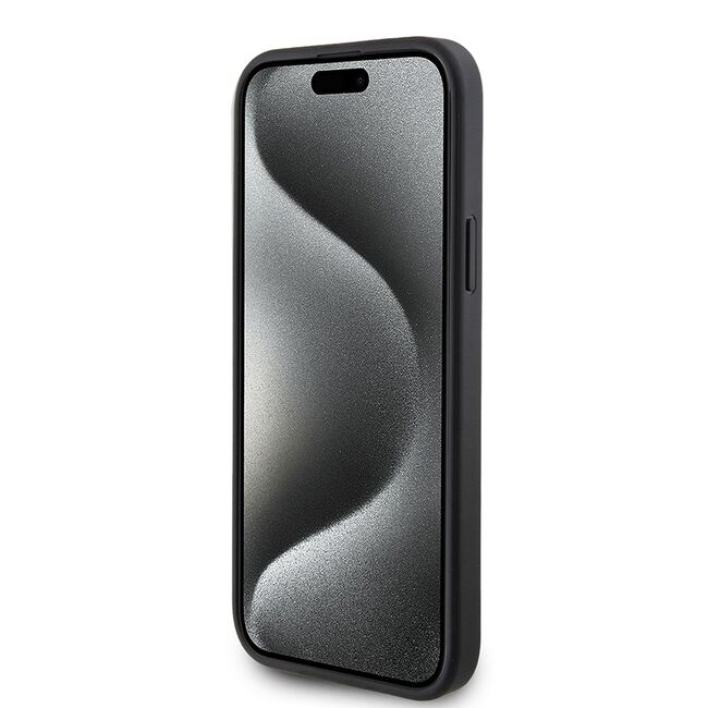 Husa pentru  iPhone 15 Plus Guess - Hardcase 4G Series - negru