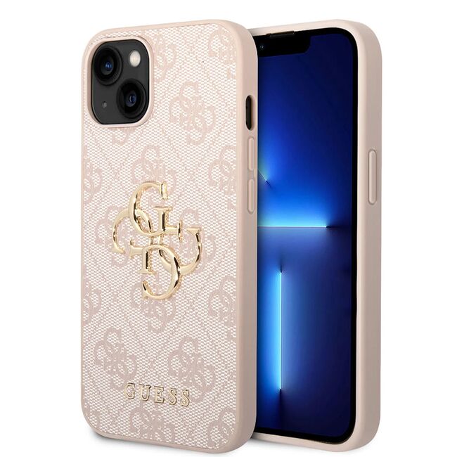 Husa pentru  iPhone 15 Plus Guess - Hardcase 4G Series - roz