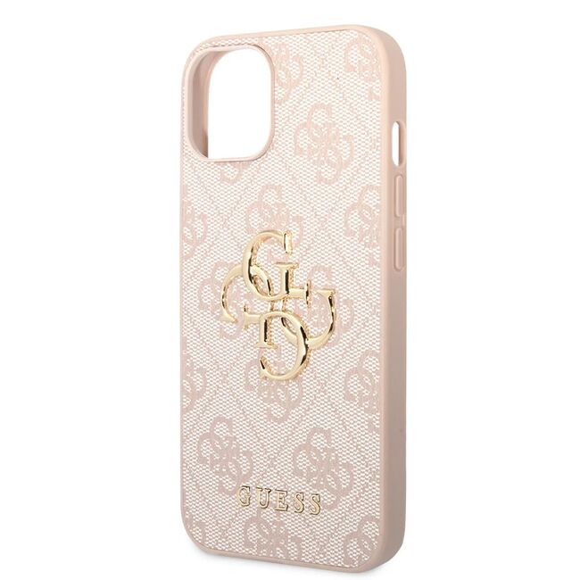 Husa pentru  iPhone 15 Plus Guess - Hardcase 4G Series - roz