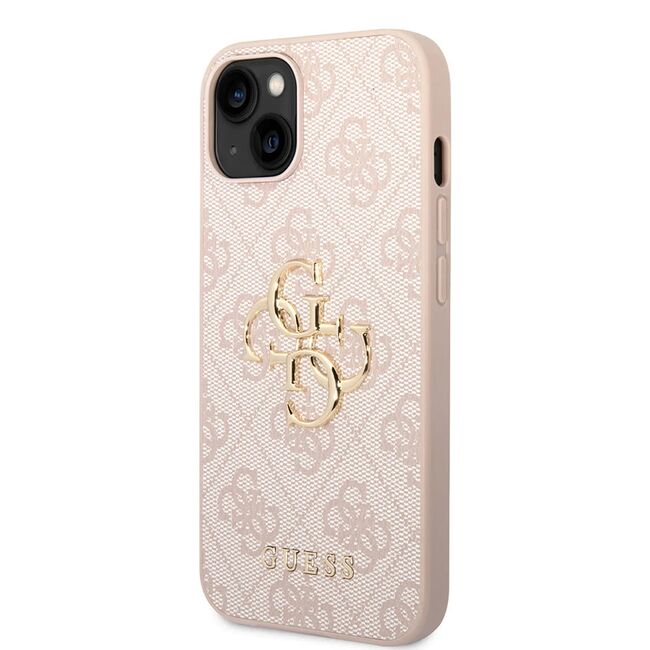 Husa pentru  iPhone 15 Plus Guess - Hardcase 4G Series - roz
