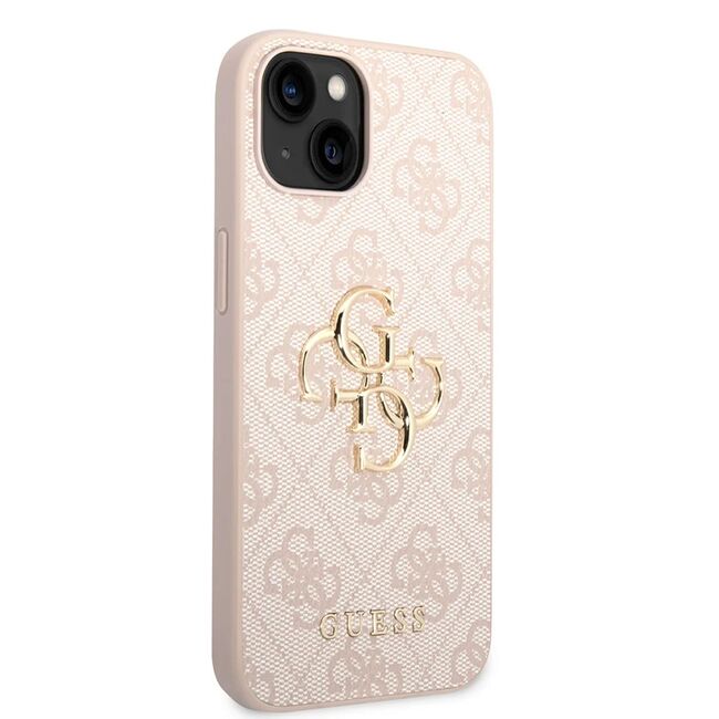 Husa pentru  iPhone 15 Plus Guess - Hardcase 4G Series - roz