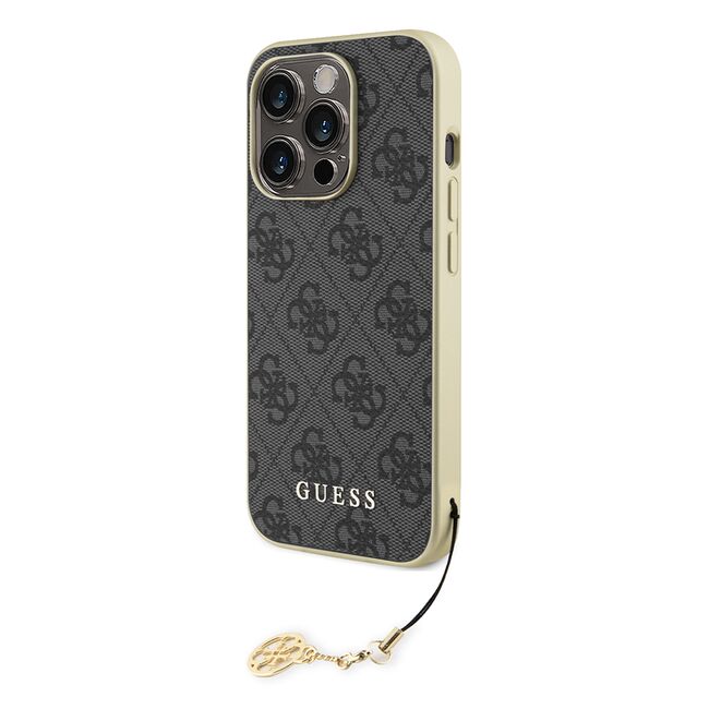 Husa pentru  iPhone 15 Pro Guess - Hardcase 4G Series - grey