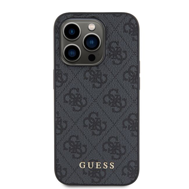Husa pentru  iPhone 15 Pro Guess - Hardcase 4G Series - gri