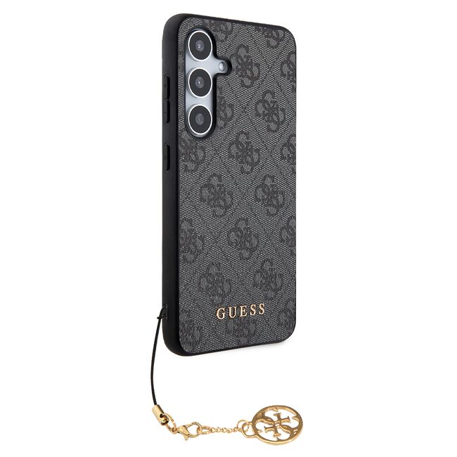 Husa pentru  iPhone 15 Pro Guess - Hardcase 4G Series - maro inchis