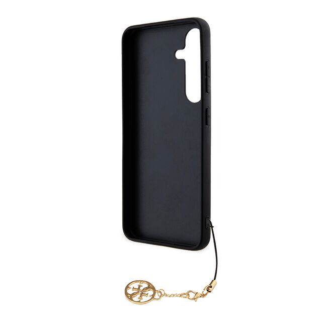 Husa pentru  iPhone 15 Pro Guess - Hardcase 4G Series - maro inchis