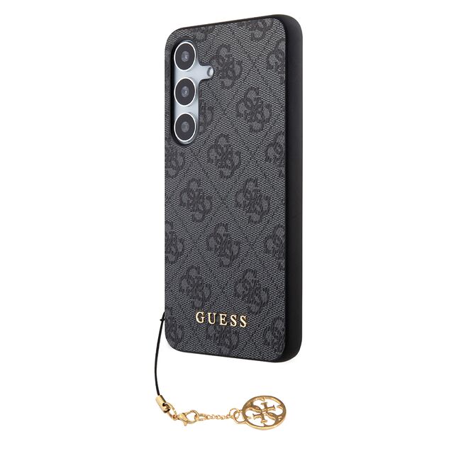 Husa pentru  iPhone 15 Pro Guess - Hardcase 4G Series - maro inchis