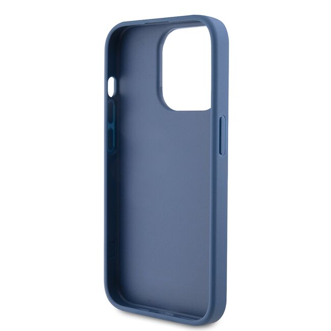 Husa pentru  iPhone 15 Pro Max Guess - Hardcase 4G Series - albastru deschis